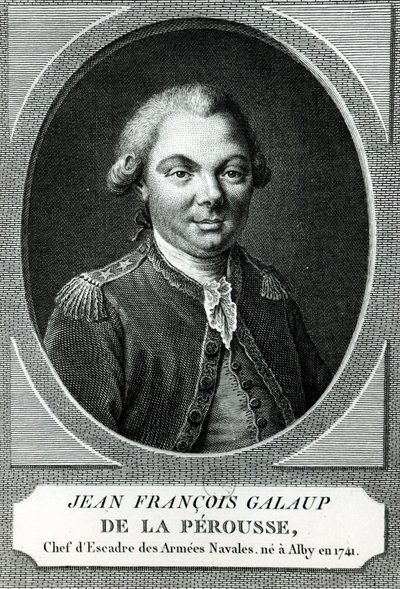 Portrett av Jean Francois Galaup de la Perouse (1741-88) av French School