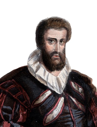 Portrett av Jean Goujon (1510-c.1566), fransk billedhugger og arkitekt. av French School