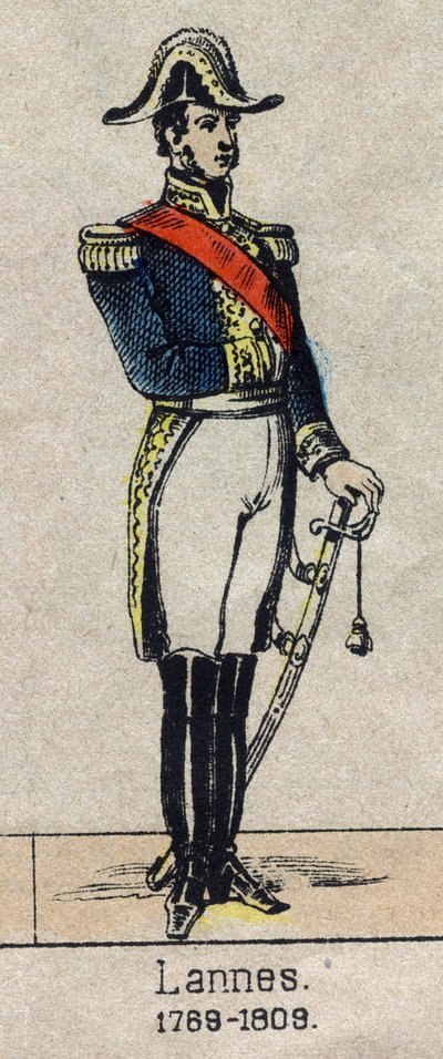 Portrait of Jean Lannes, Duke of Montebello, Marechal of France (1769-1809) Image of Epinal from the end of the 19th century. av French School