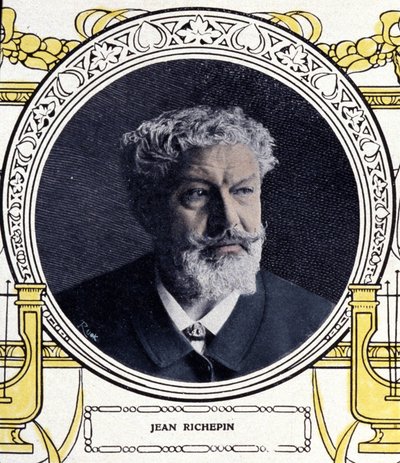 Portrett av Jean Richepin (1849-1926), fransk forfatter. av French School