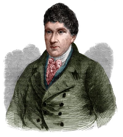 Portrett av John Rennie (1761-1821), skotsk sivilingeniør. av French School