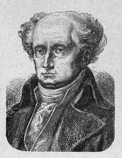 Portrett av Joseph Jerome Simeon (1749-1842), fransk advokat og politiker Gravering av 1889. Privat samling. av French School