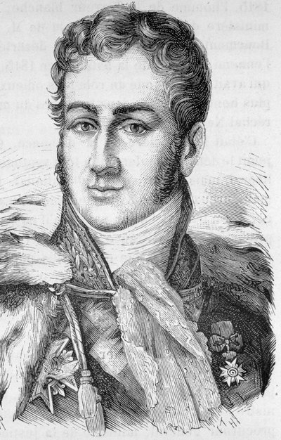 Portrett av Jules de Polignac, fransk politiker (1780 - 1847) - i "" L