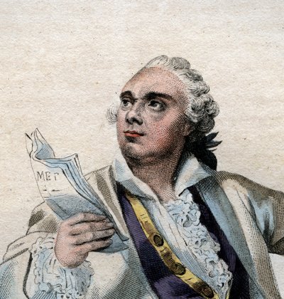 Portrett av Lekain (1729-1778), fransk skuespiller. av French School