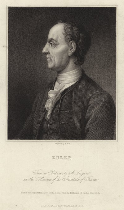 Portrett av Leonhard Euler av French School