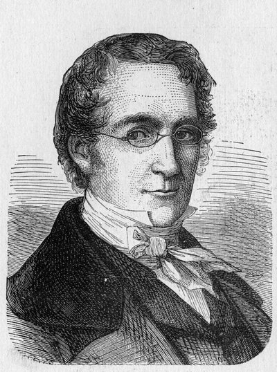 Portrett av Louis-Joseph Gay-Lussac (Louis Joseph Gay Lussac) (1778 - 1850) - i "" Album of Science; berømte lærde; Store funn""" 1896. av French School