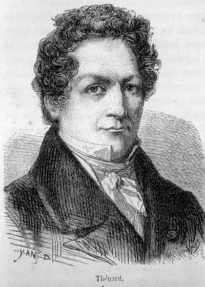 Portrett av Louis Jacques Thenard (1777-1857), fransk kjemiker. av French School