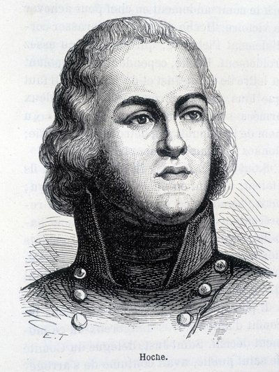 Portrett av Louis Lazare Hoche (1768-1797), fransk general - i "" L
