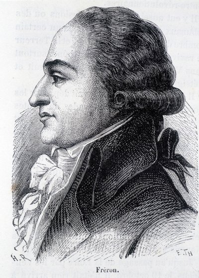 Portrait of Louis Marie Stanislas Freron (1754-1802), French publicist - in “” L