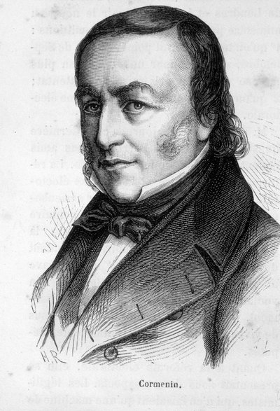 Portrett av Louis Marie de La Haye Viscount de Cormenin av French School