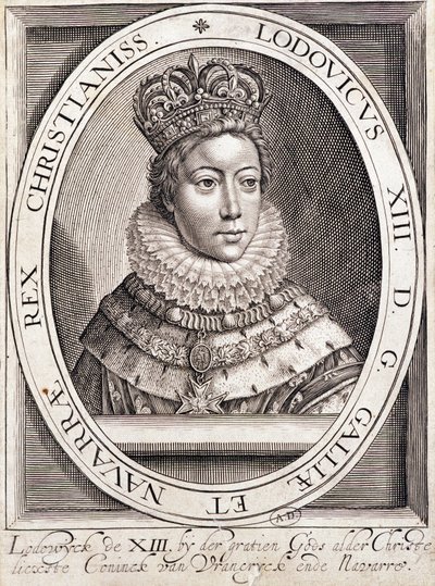 Portrett av Louis XIII, ung. av French School