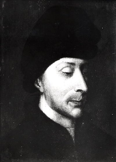 Portrett av Ludvig av Frankrike (1372-1407) hertug av Orleans, ca. 1420 av French School