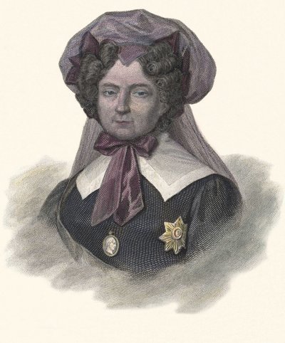 Portrett av Maria Federovna, prinsesse av Wurtimberg (1759-1828), imperator av Russland. i "" Portretter av nyttige menn"" av French School
