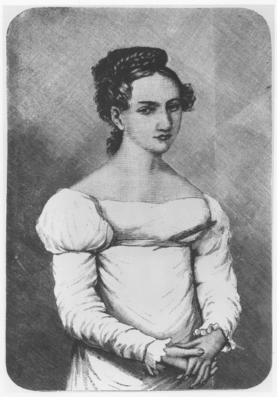 Portrett av Maria Wereszczaka av French School