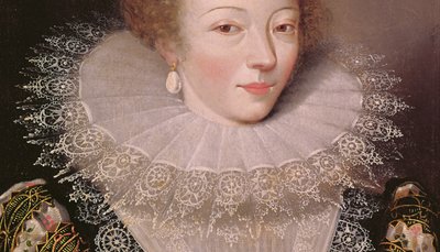 Portrett av Marie Vignon av French School
