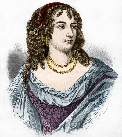 Portrait of Marion Delorme (Marie de Lon, Demoiselle de Lorme av French School