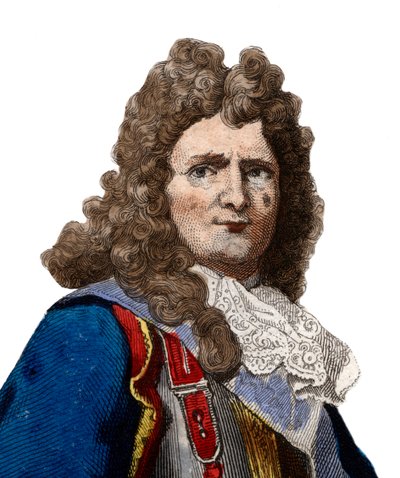 Portrett av Marquis de Vauban (1633-1707), marskalk av Frankrike. av French School