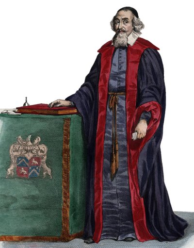 Portrett av Mathieu Mole (1584-1656), fransk statsmann. av French School