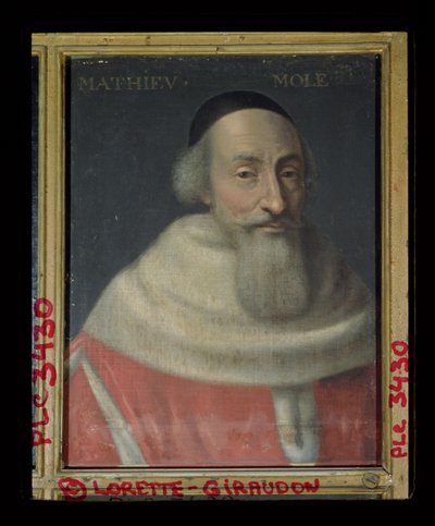 Portrett av Mathieu Mole (1584-1656) Lord of Champlatre av French School