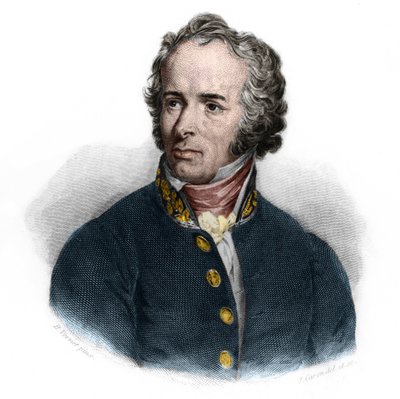Portrait of Maximilien Sebastien Foy (1775-1825), French military leader and statesman. in “” LIBRE DES SPEAKERS”” by Louis de Cormenin Timon. 1842. Private collection. av French School