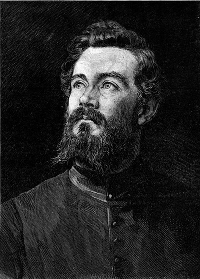 Portrett av Michel Alexandre Debaize (Abbe Debaize) (1845-1879), fransk kirkemann og reisende. Gravering i "" Le Monde Illustré"" nr. 1194 av 14. februar 1880. av French School