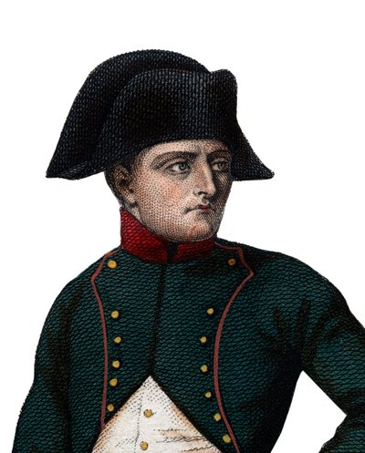 Portrett av Napoleon Bonaparte (1768-1821) som første konsul. av French School