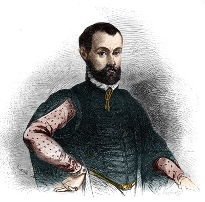 Portrett av Niccolo av Bernardo dei Machiavelli (Nicolas Machiavel av French School