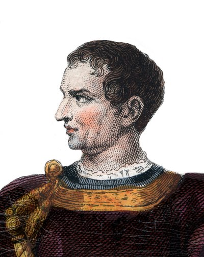 Portrett av Olivier V de Clisson (1336-1407), fransk konstabel. av French School