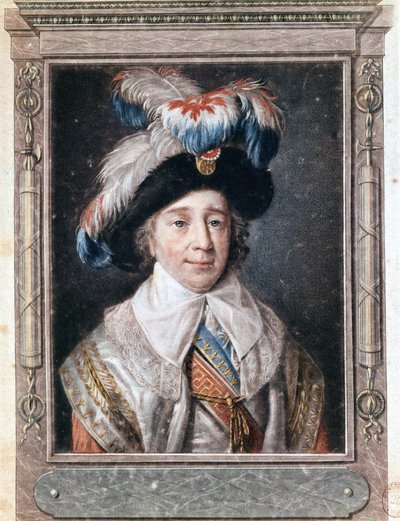 Portrett av Paul Barras (1755 - 1829). av French School