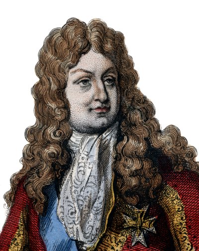 Portrett av Philippe II, hertug av Orleans (1674-1723). av French School