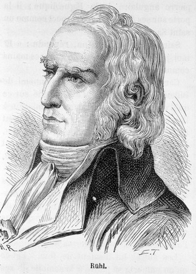 Portrait of Philippe Jacques Ruhl (1737-1795), French politician - in “” L