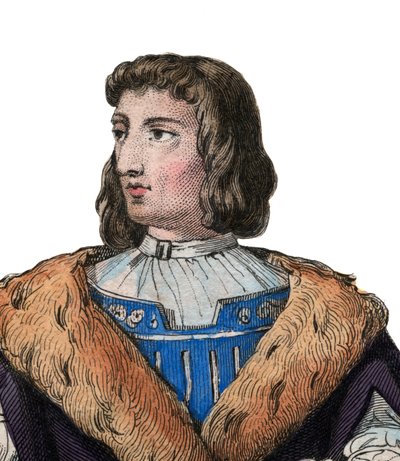 Portrett av Philippe de Commines (1447-1511), fransk forfatter og diplomat. av French School