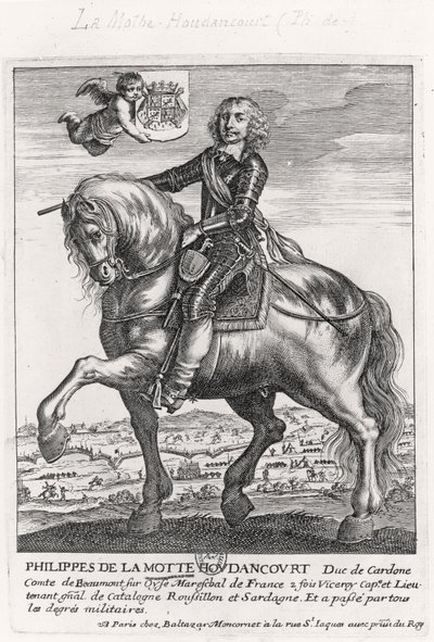 Portrett av Philippe de La Mothe Houdancourt (1605-57) av French School