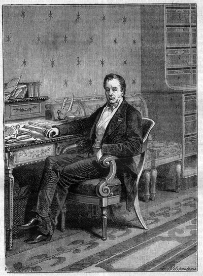 Portrett av Pierre Paul Royer-Collard (Royer Collard av French School