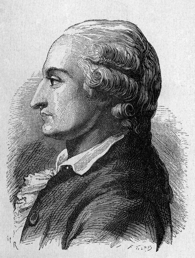Portrait of Pilâtre de Rozier (1756 - 1785), French physicist and aeronautic (first trip in a hot air balloon) - in “Album de la Science; illustrious scientists; Great discoveries””” 1896. av French School
