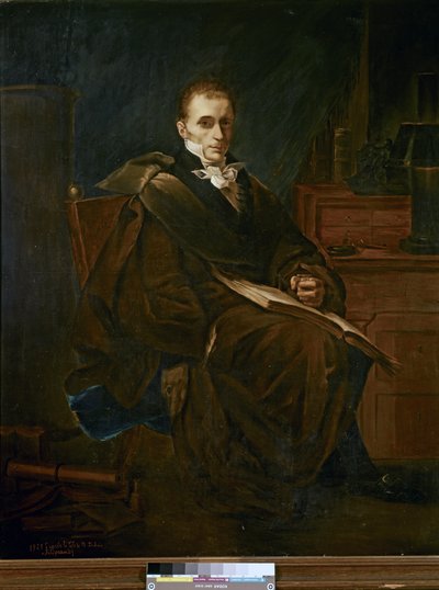 Porträt von René-Théophile-Hyacinthe Laennec von French School