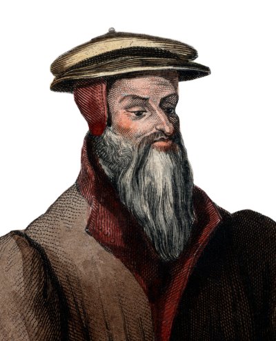 Portrett av Robert I Estienne (Robert Stephens) (1503-1559), fransk skriver. av French School