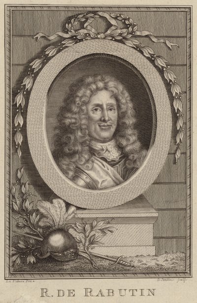 Portrett av Roger de Rabutin, grev av Bussy av French School