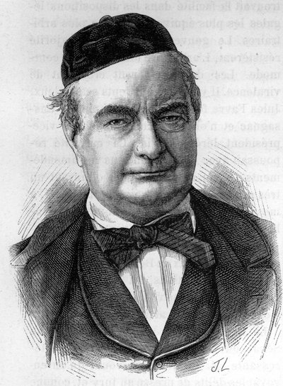 Portrett av Sainte Beuve (1804 - 1869) (Sainte-Beuve) fransk forfatter - i "" L