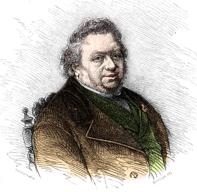 Portrait of Saintine (Xavier Boniface de Saintine av French School