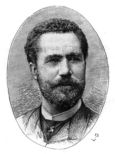 Portrait of Sebastian Julian Gayarre Garjon (1844-1890), Spanish tenor. Engraving in “” Le Monde Illustré””, March 20 av French School