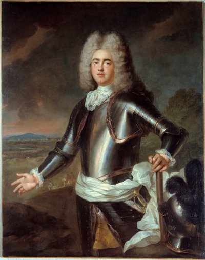 Portrett av Simon Arnauld, markis av Pompone (1618 - 1699). Anonymt maleri av French School