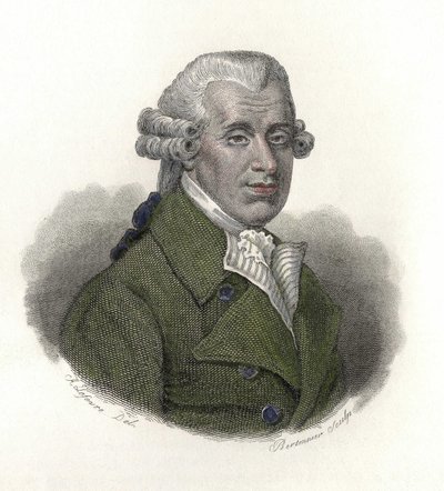 Portrett av William Hawes (1736-1808), engelsk lege. I "" Portretter av nyttige menn"" av French School