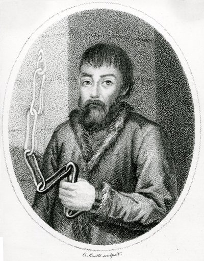 Portrett av Emelyan Pugachev, 18tn Centura av French School