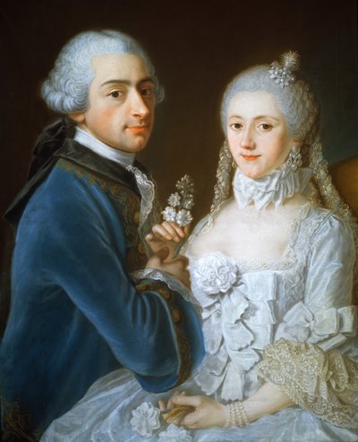 Portrett av et gift par, 1752 av French School