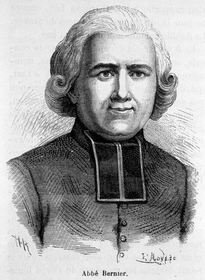 Portrett av Abbe Bernier, fransk prelat (1762-1806) av French School