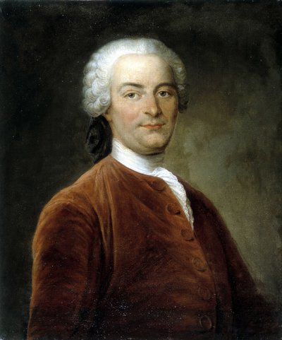 Portrett av den franske romanforfatteren og moralisten Charles Pinot Duclos (1704-1772), borgermester i Dinan. Maleri fra 1700-tallet bevart på Museum of Dinan. av French School