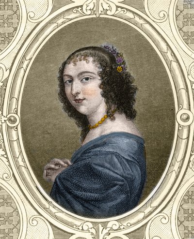 Portrett av den franske forfatteren Anne Ninon “de l