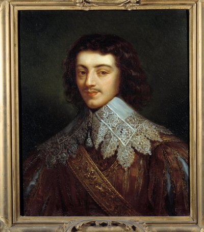 Portrett av Marquis de Cinq Mars (Henri Coiffier de Ruze av French School
