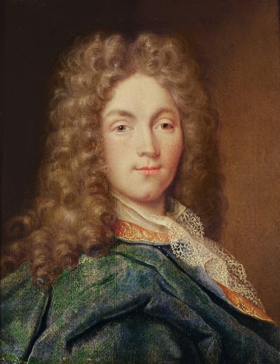 Portrett antas å være av La Bruy ère av French School